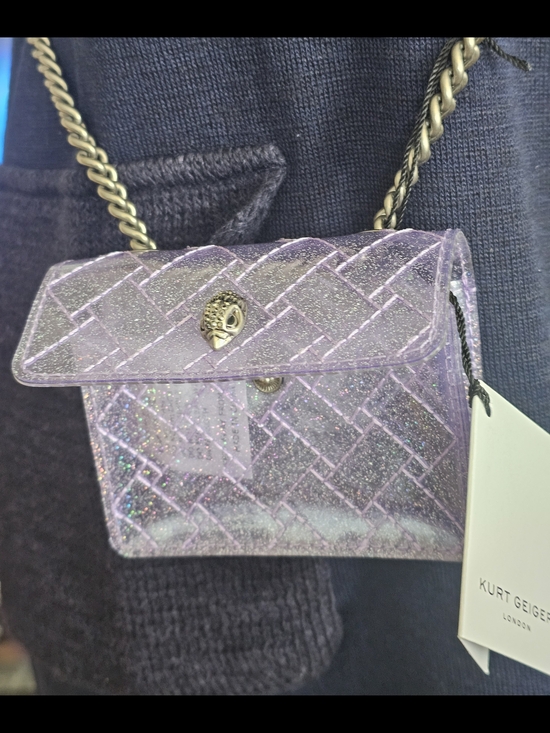 LONDON KURT GEIGER Handbags - ❗️KURT GEIGER LONDON Lilac Glitter MICRO  Crossbody Bag